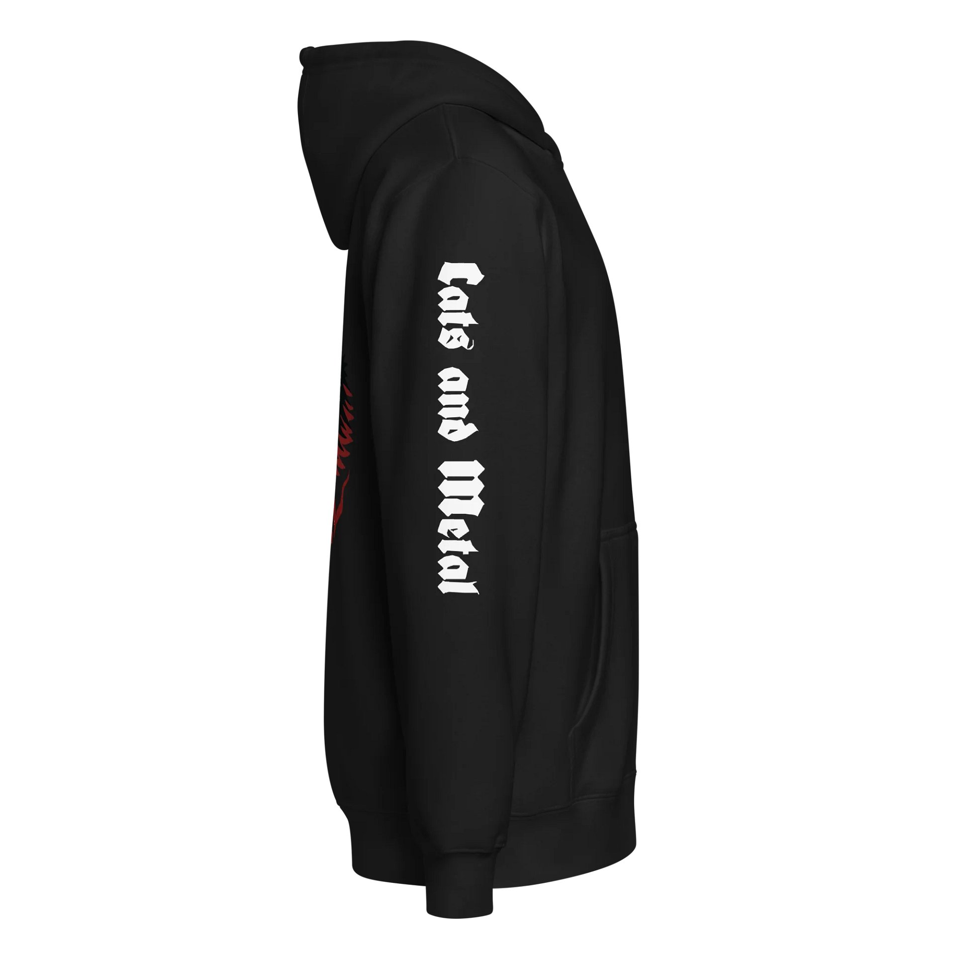 CATS AND METAL ZIP HOODIE product image (4)