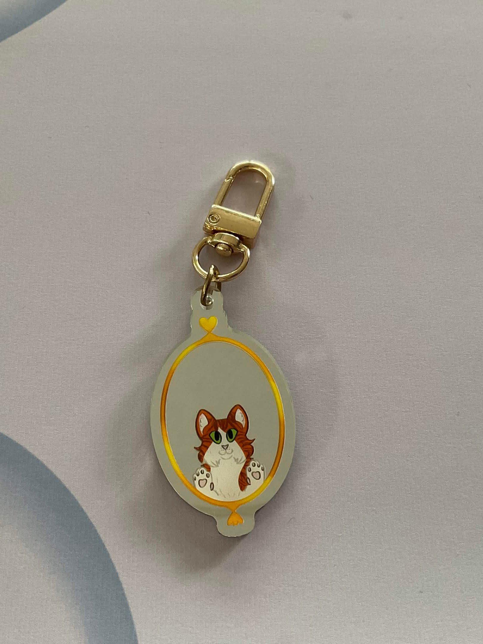 "Mirror Cat" charm product image (1)