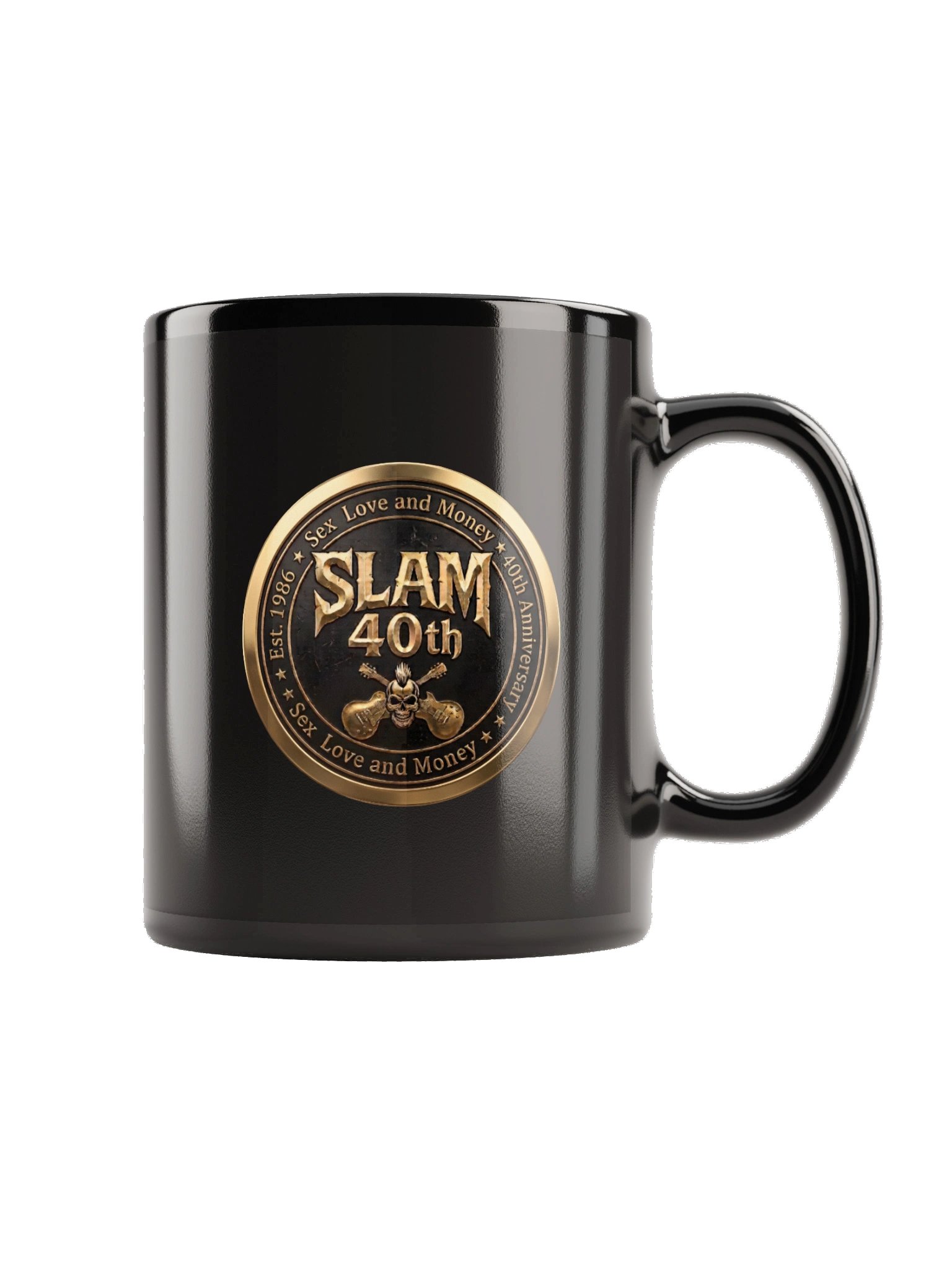 Official SLAM 40th Anniversary Black Glossy Mug product image (3)