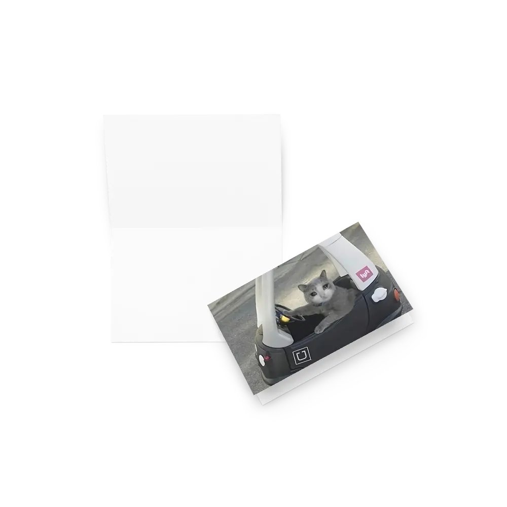 Greening Card: Meme Cats driving product image (23)