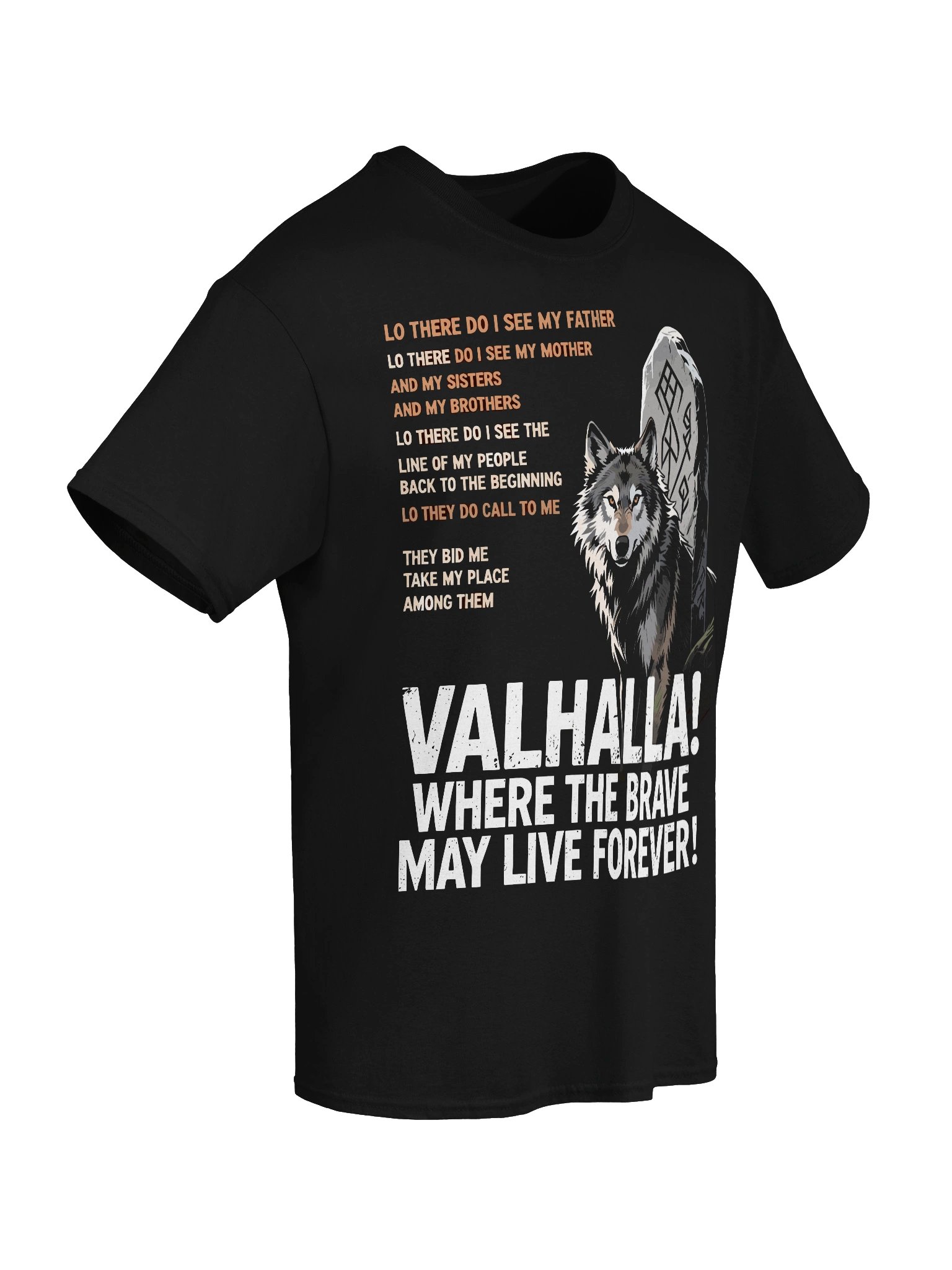 Valhalla Wolf Mythic Warrior Tee product image (6)