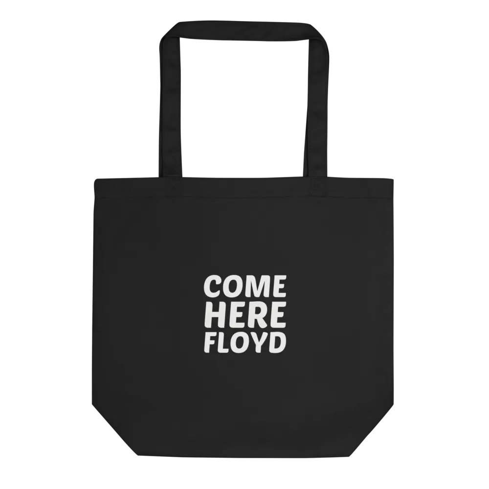 comeherefloyd BIG LOGO Cotton Tall Tote Bag product image (1)