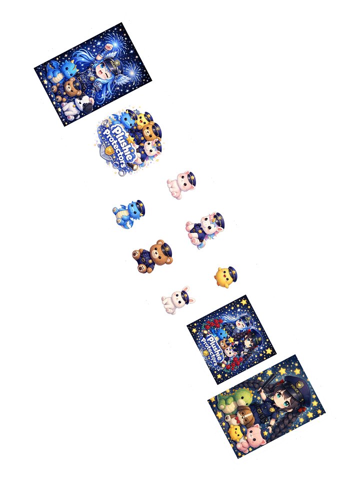 Plushie Protector Fantasy Sticker Pack product image (2)