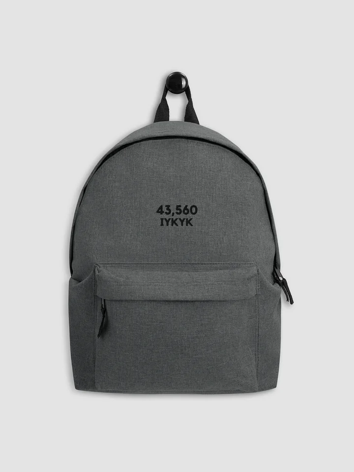 43560 IYKYK Backpack. Gray product image (2)