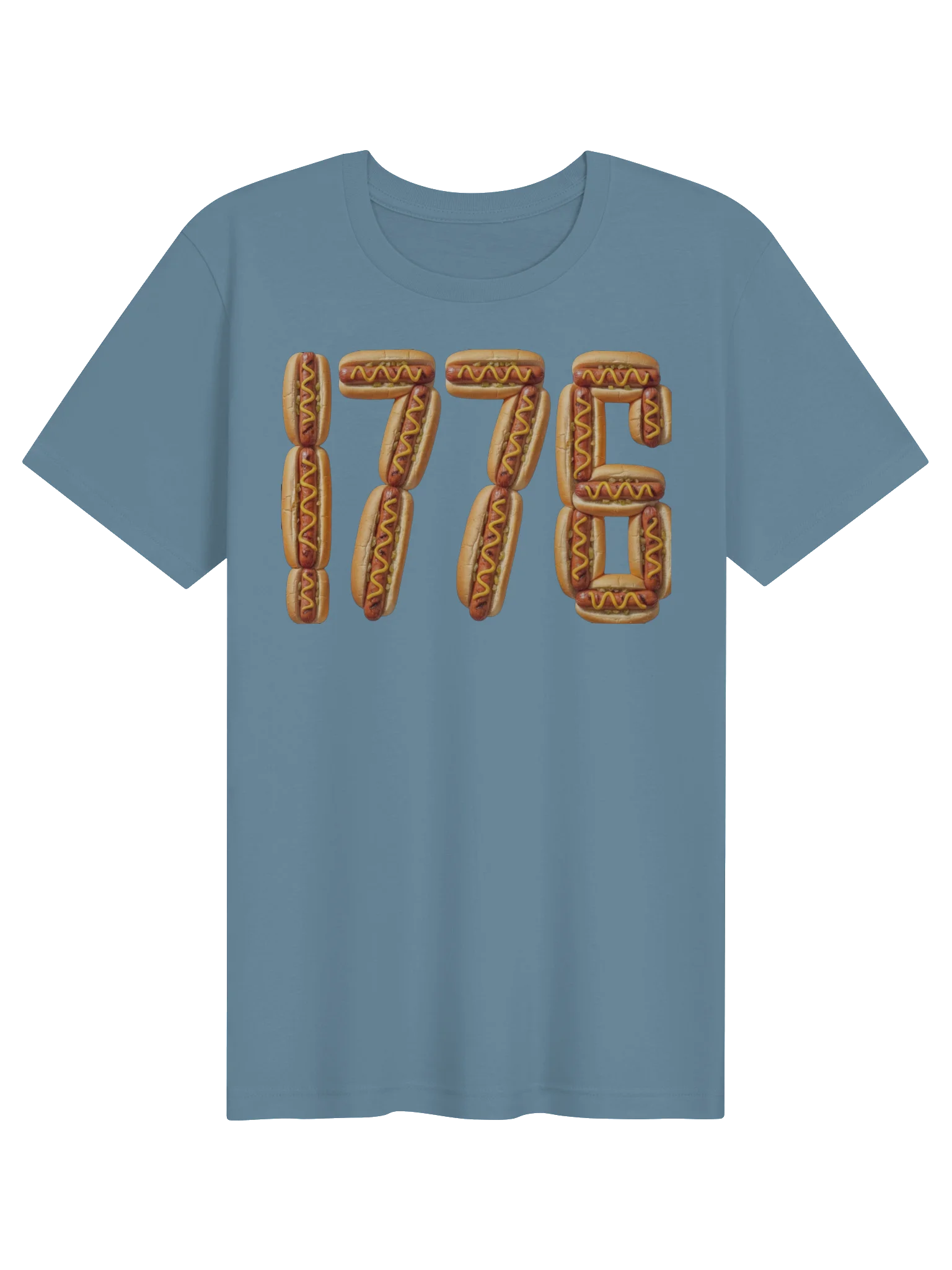 Hot Dog USA 1776 Tee | Patriotic USA T Shirt product image (21)