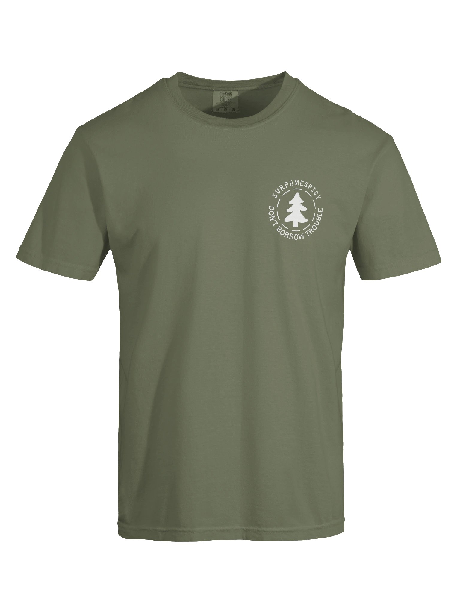 Don't Borrow Trouble Circle Tee product image (63)