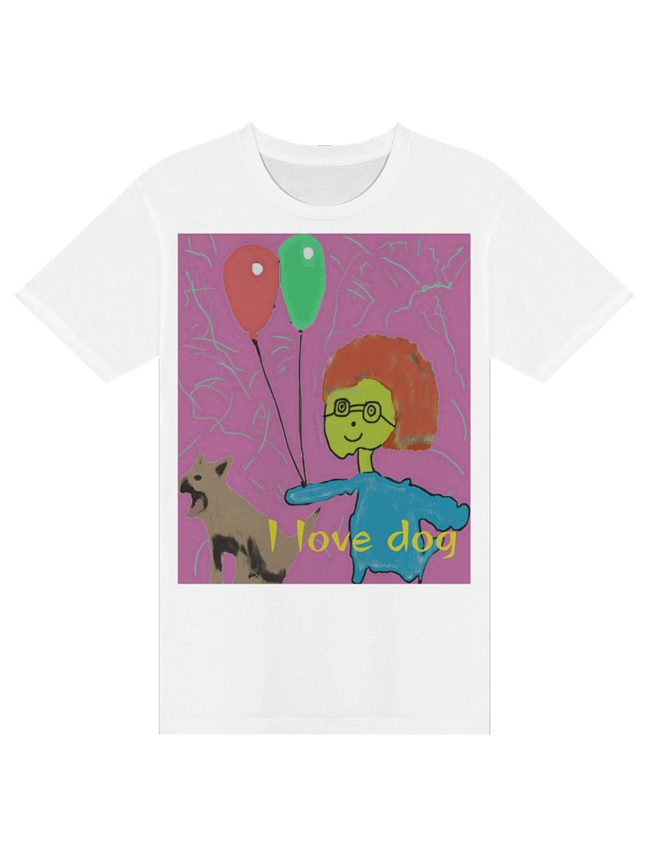 AS Colour Unisex Premium T-Shirt:i love dog product image (1)