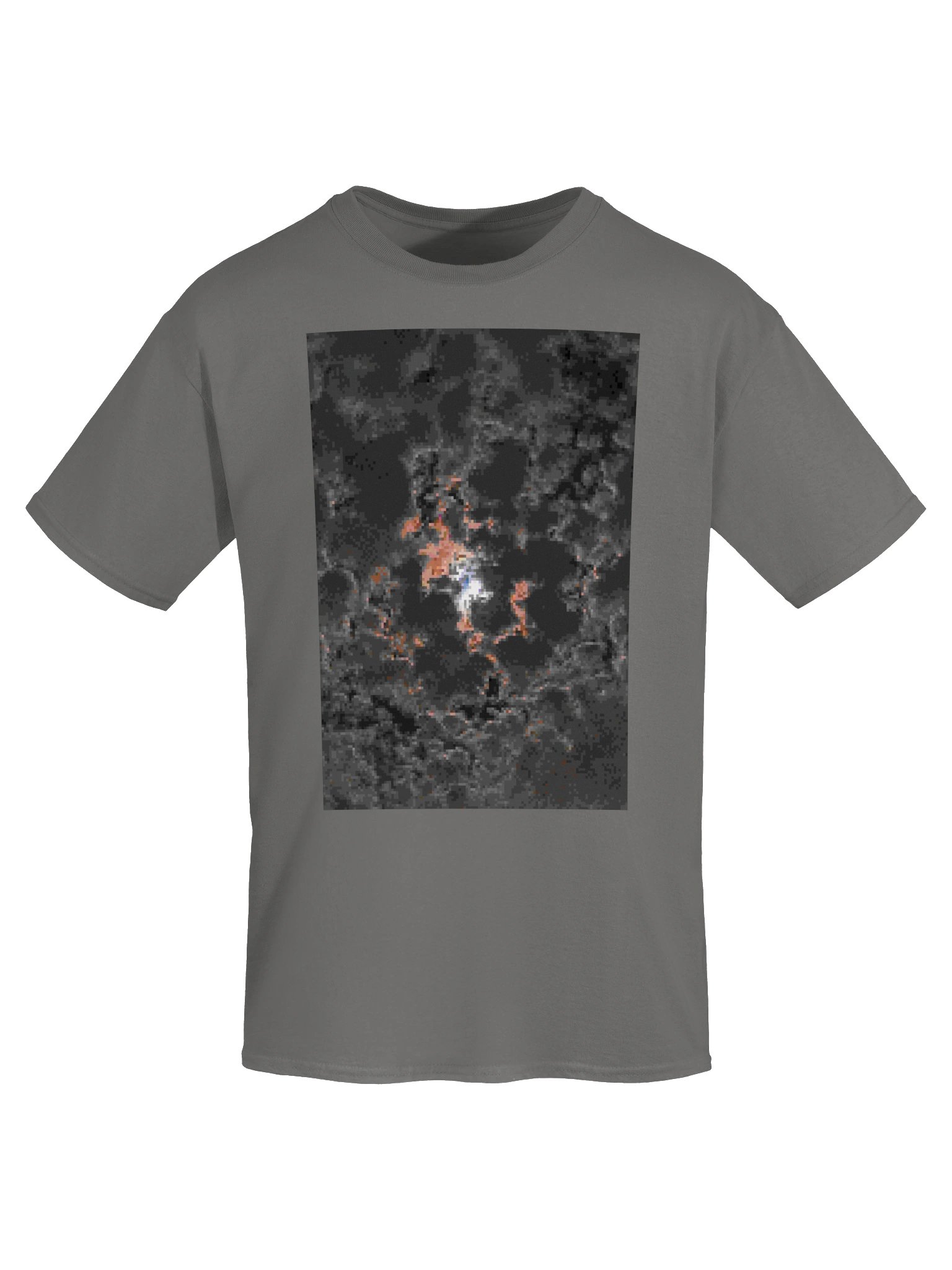 pixel clouded moon graphic tee product image (5)
