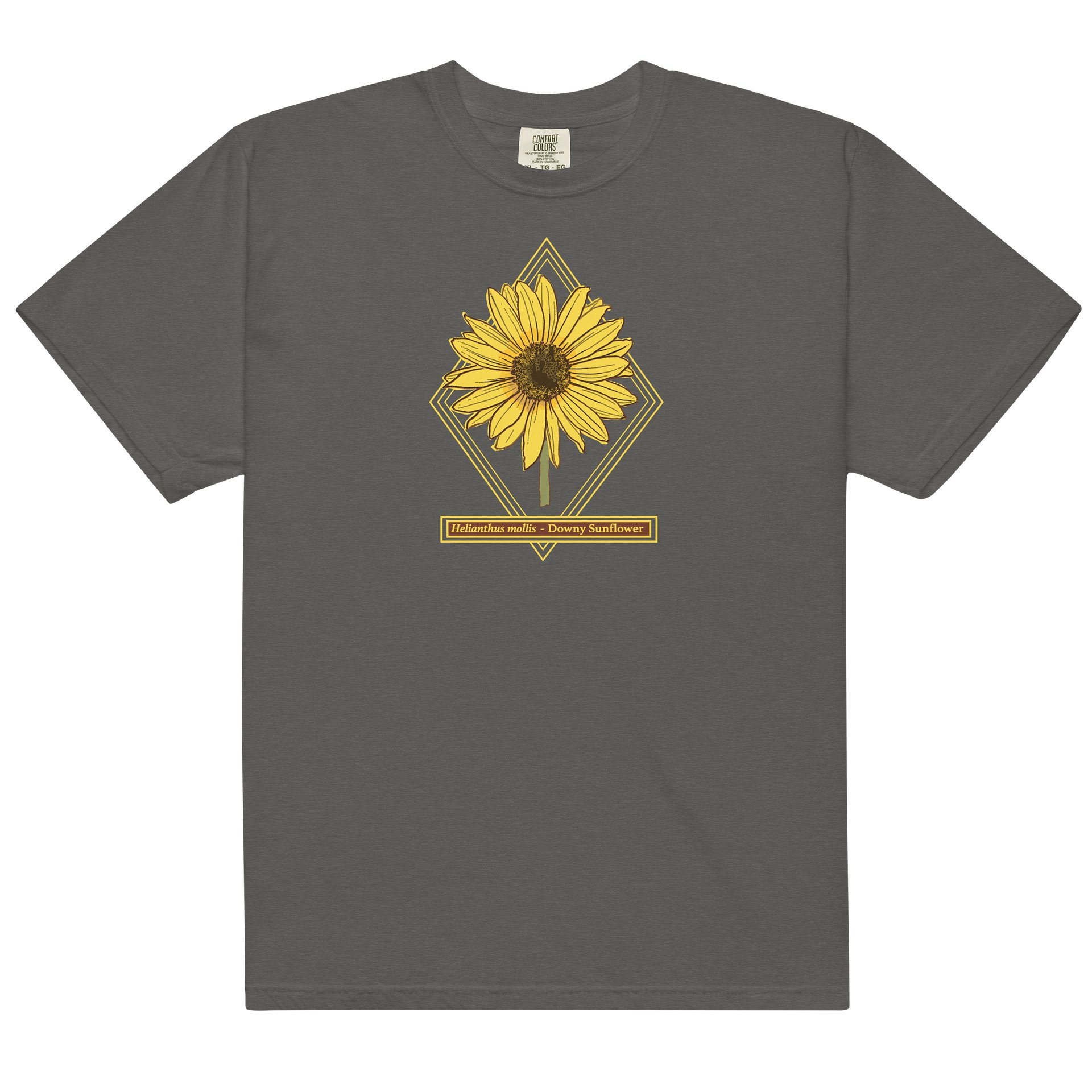 Helianthus Sunflower Unisex Heavyweight 100% Cotton T-Shirt product image (59)