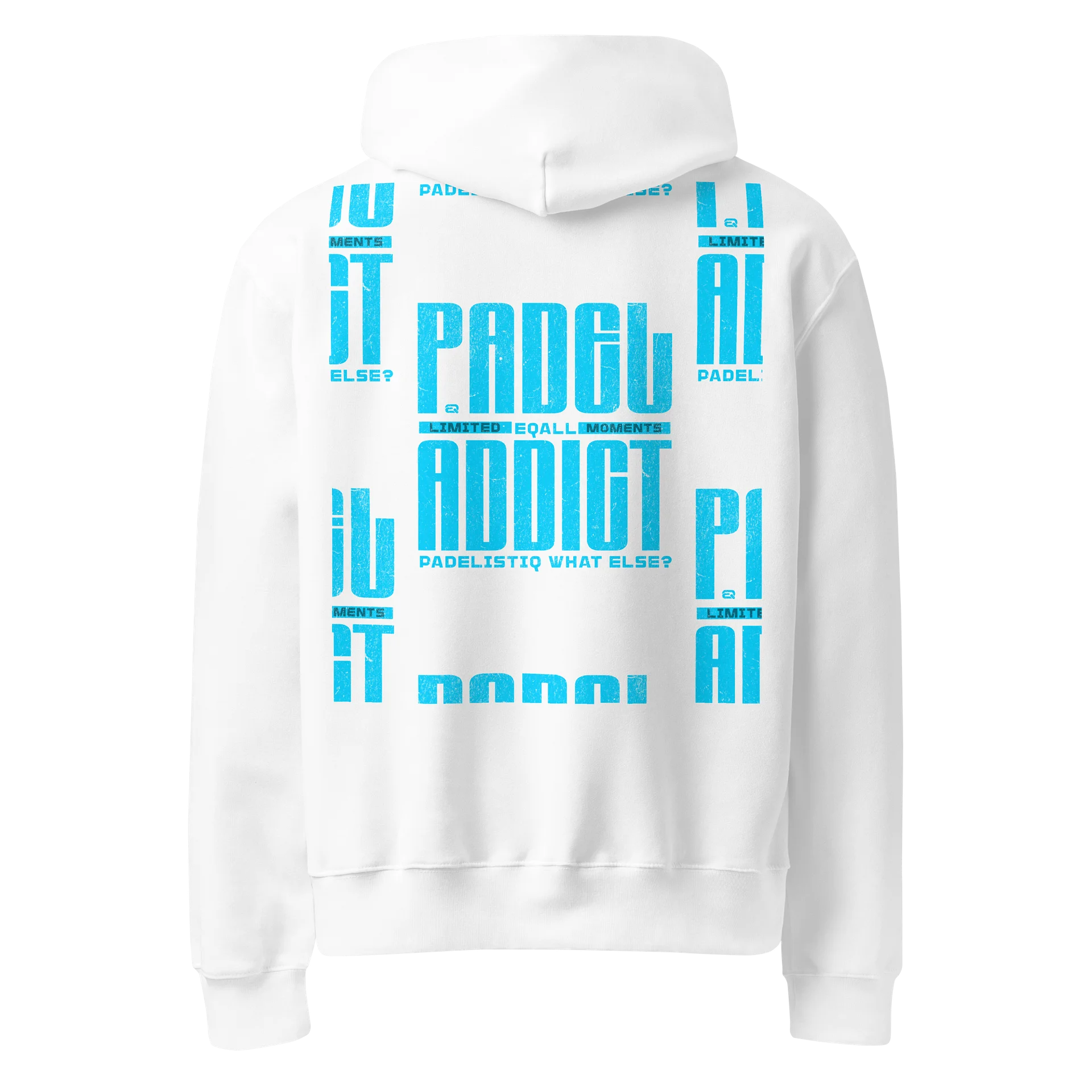 PADELISTIQ Addict Bella Butterfly Champ Hoodie R3CVR.i by EQALL® Essentials_Blue Multipattern product image (1)