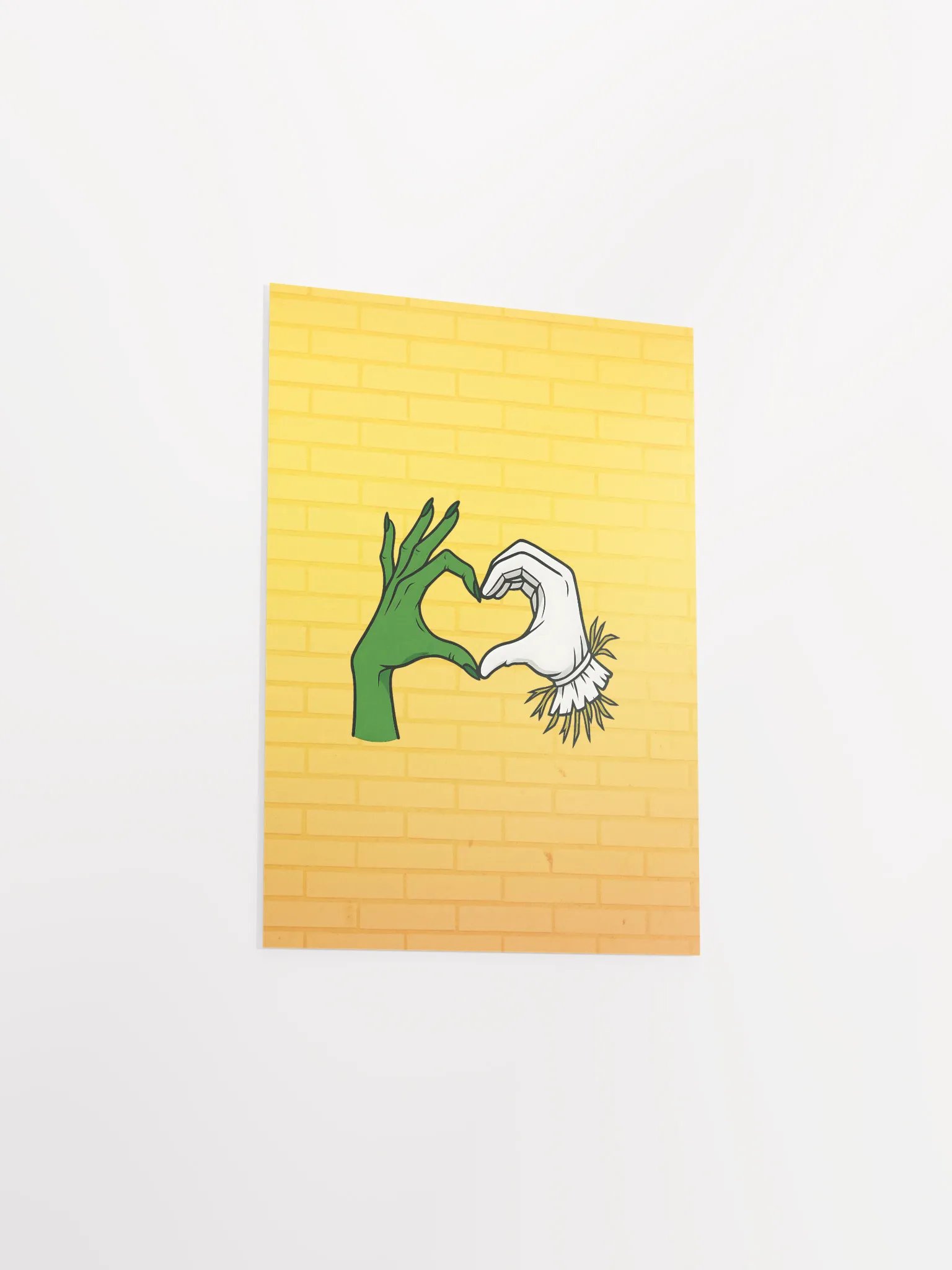Wicked Poster Print – Fiyeraba Heart Hands – Broadway Romance Wall Art product image (3)