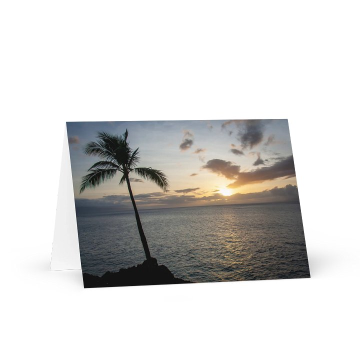 Tropical Sunset Greeting Card product image (1)