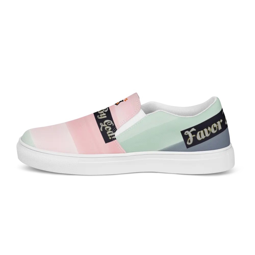 BBG Pink and Green Women's Slip On-w/o Cross product image (11)