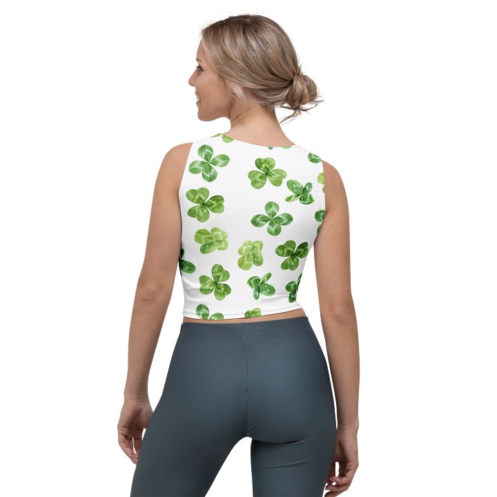 Barry Grady 'Lucky Clover' All-Over Crop Top product image (2)