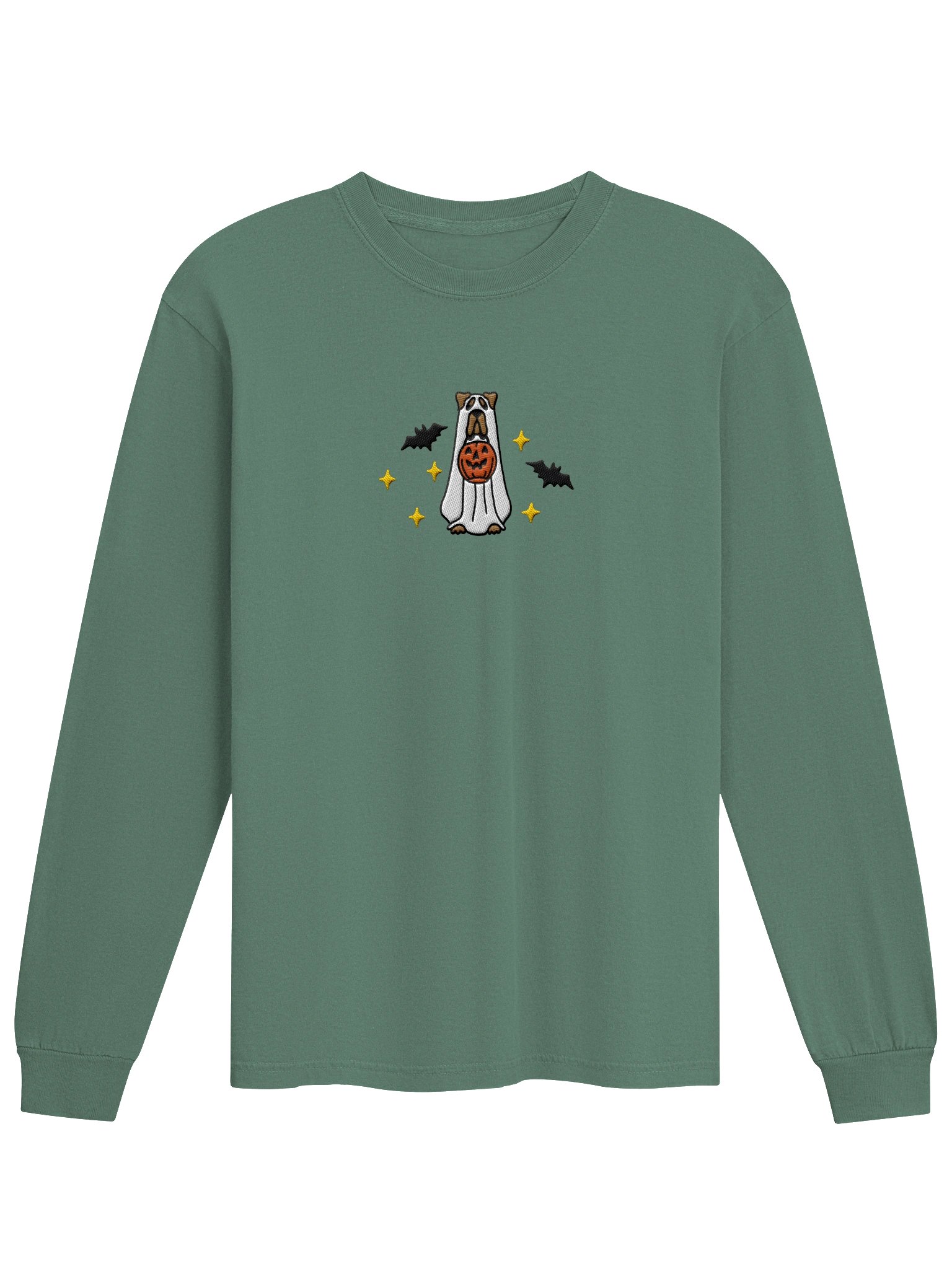 Halloween Cane Corso(Tan) Embroidered Long-Sleeve T-Shirt product image (25)