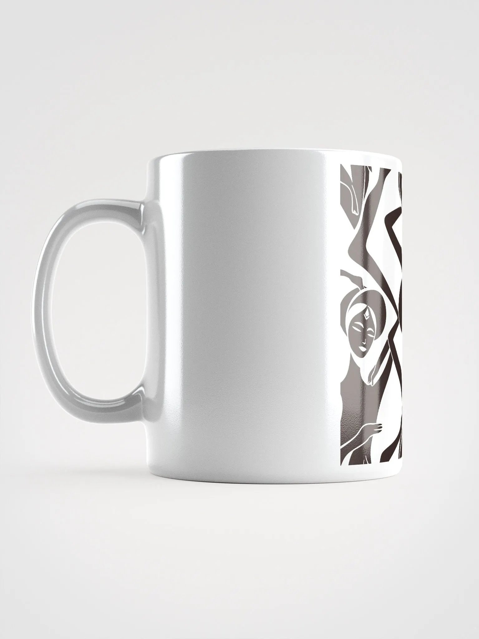Shadow Dancers White Glossy Mug product image (16)