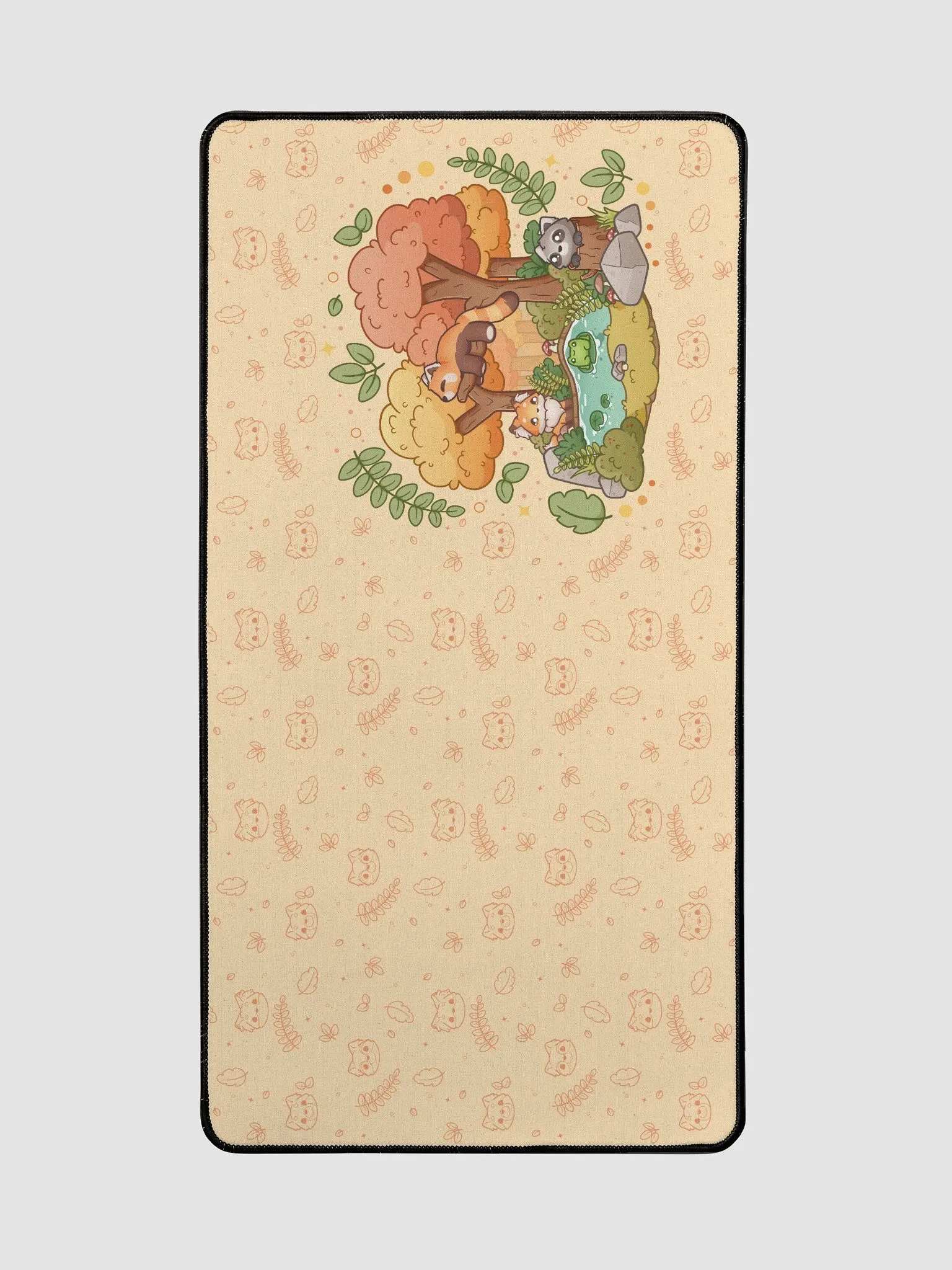 Orange Desk Mat | Woodland frens product image (2)