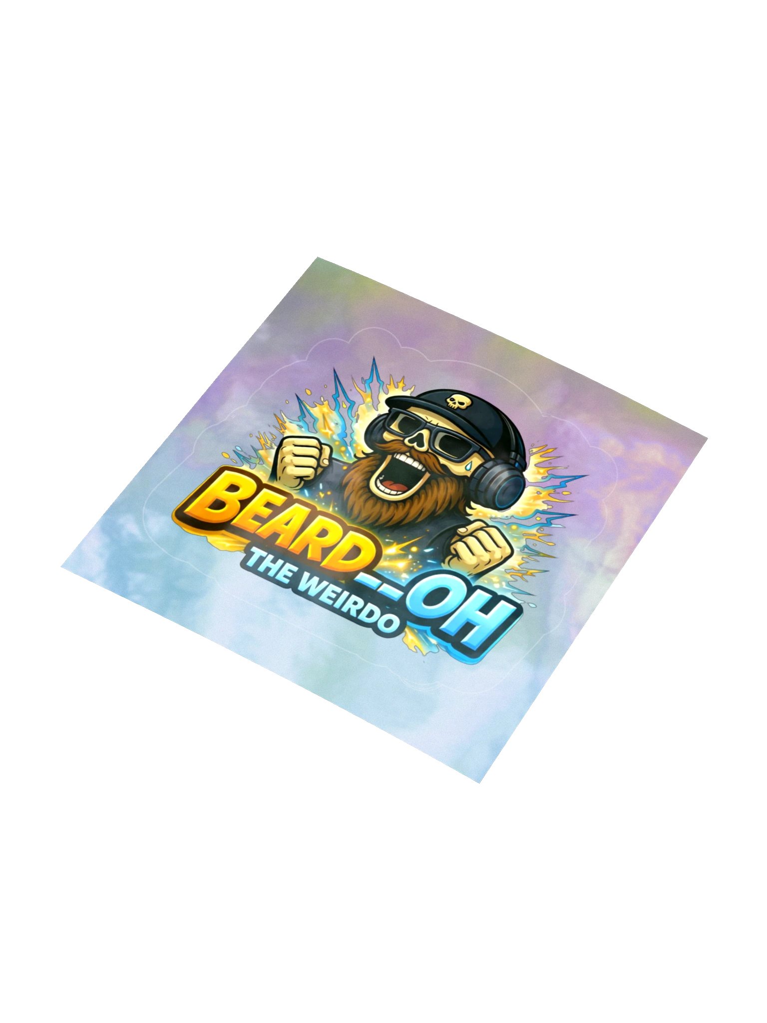 Beard__Oh Holographic Sticker Sheet product image (3)