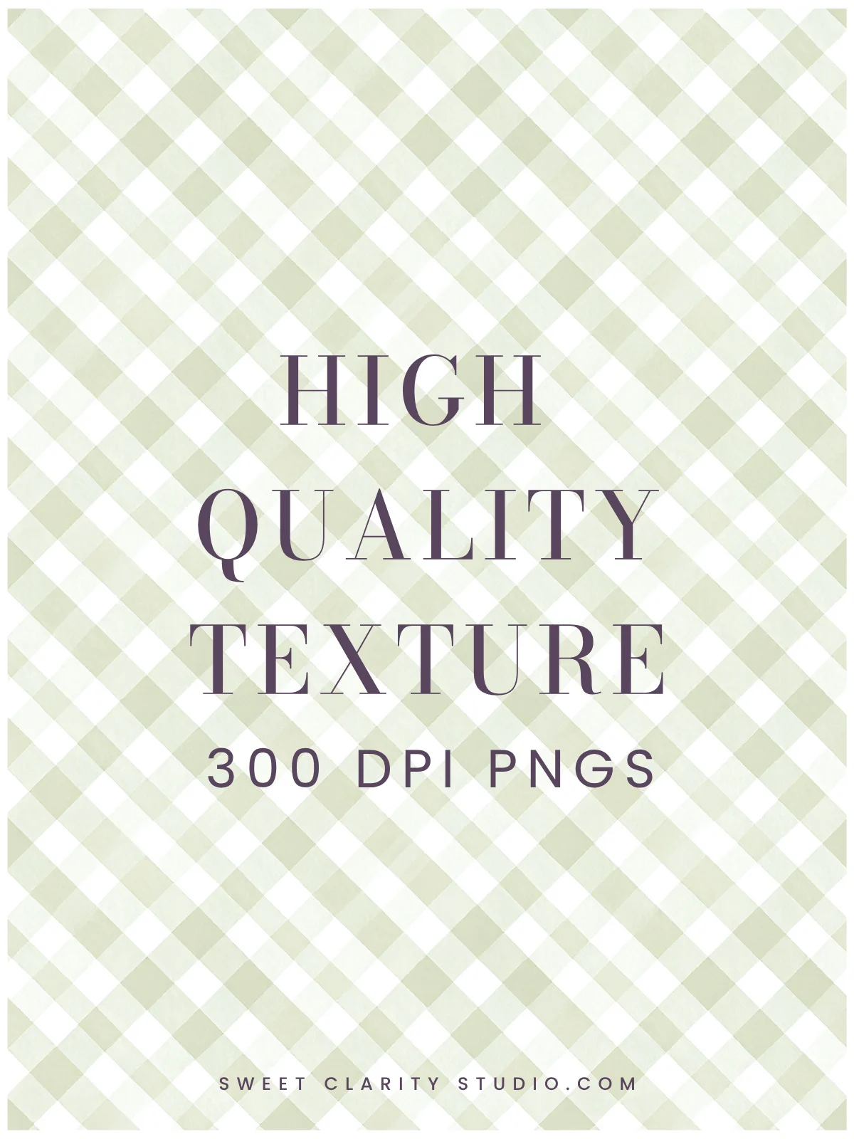 Sage Green Watercolor Gingham & Stripes Seamless Pattern Pack product image (2)