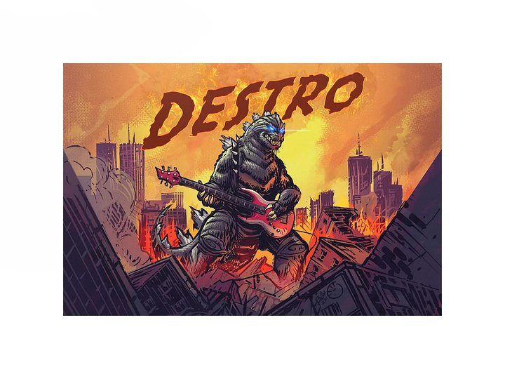 Rock Zilla Matte Poster product image (2)