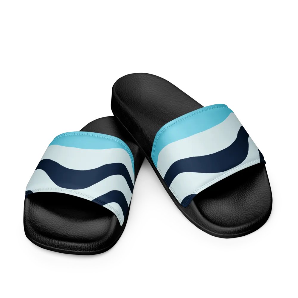 Blue Sunset Waves Women's Slides product image (8)