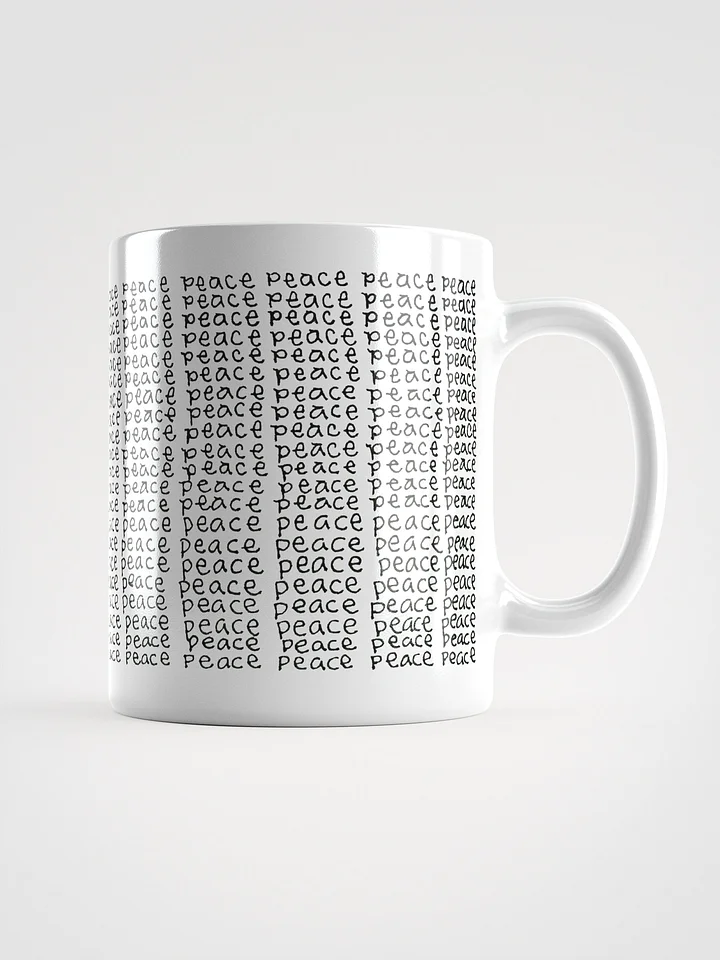 Peace 2 White Glossy Mug product image (1)