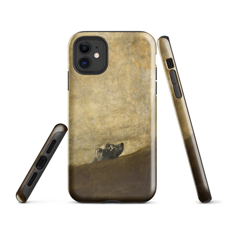 The Dog by Francisco Goya iPhone® Tough Case product image (1)