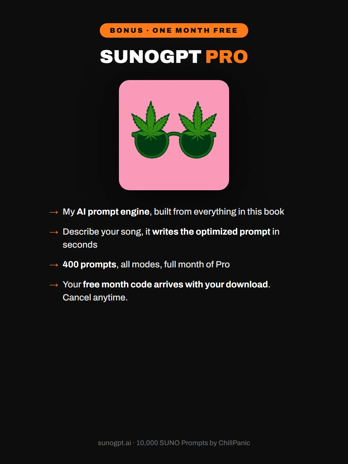 10,000 SUNO Ai Prompts product image (5)