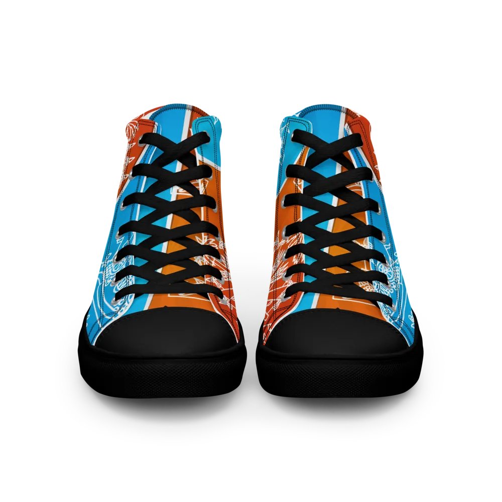 Haitian flag Men's High Tops product image (3)