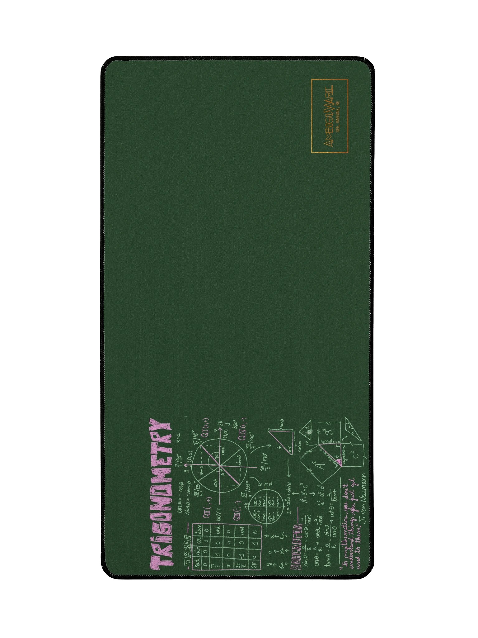Trigonometry desk mat - 15.5" x 31.5" product image (2)