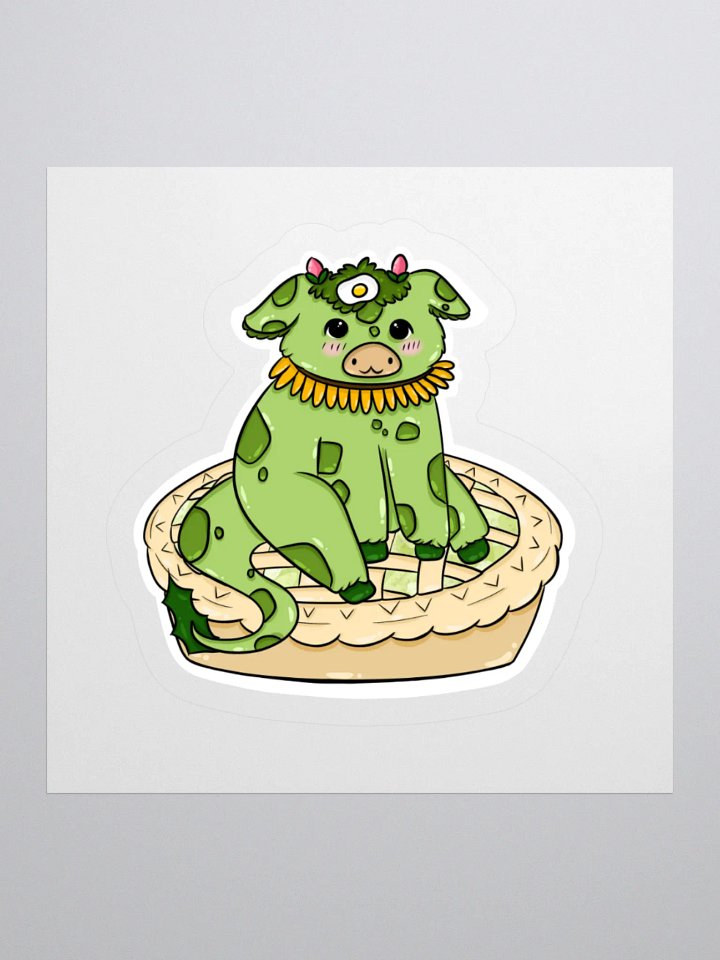 "cowseatpie" Sticker product image (1)