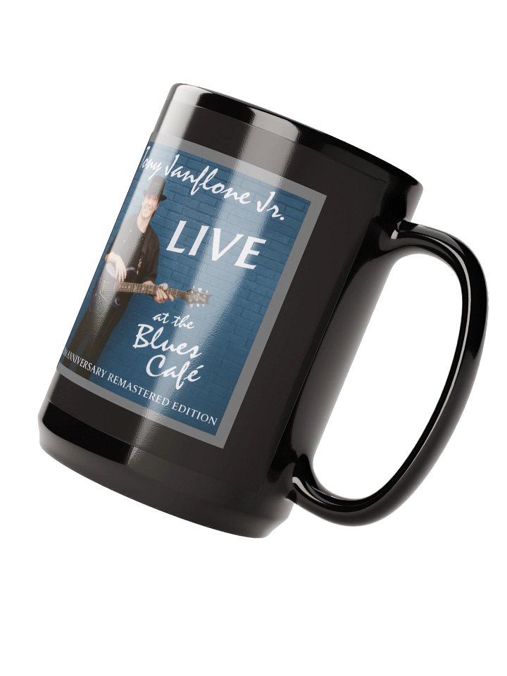 Tony Janflone Jr. Live at the Blues Cafe — 25th Anniversary MUG BLACK product image (2)