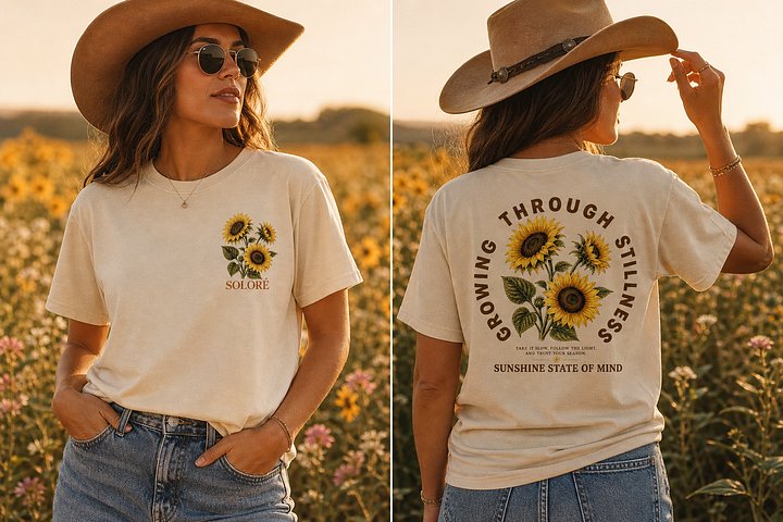 Botanical - Sunflower Tshirt