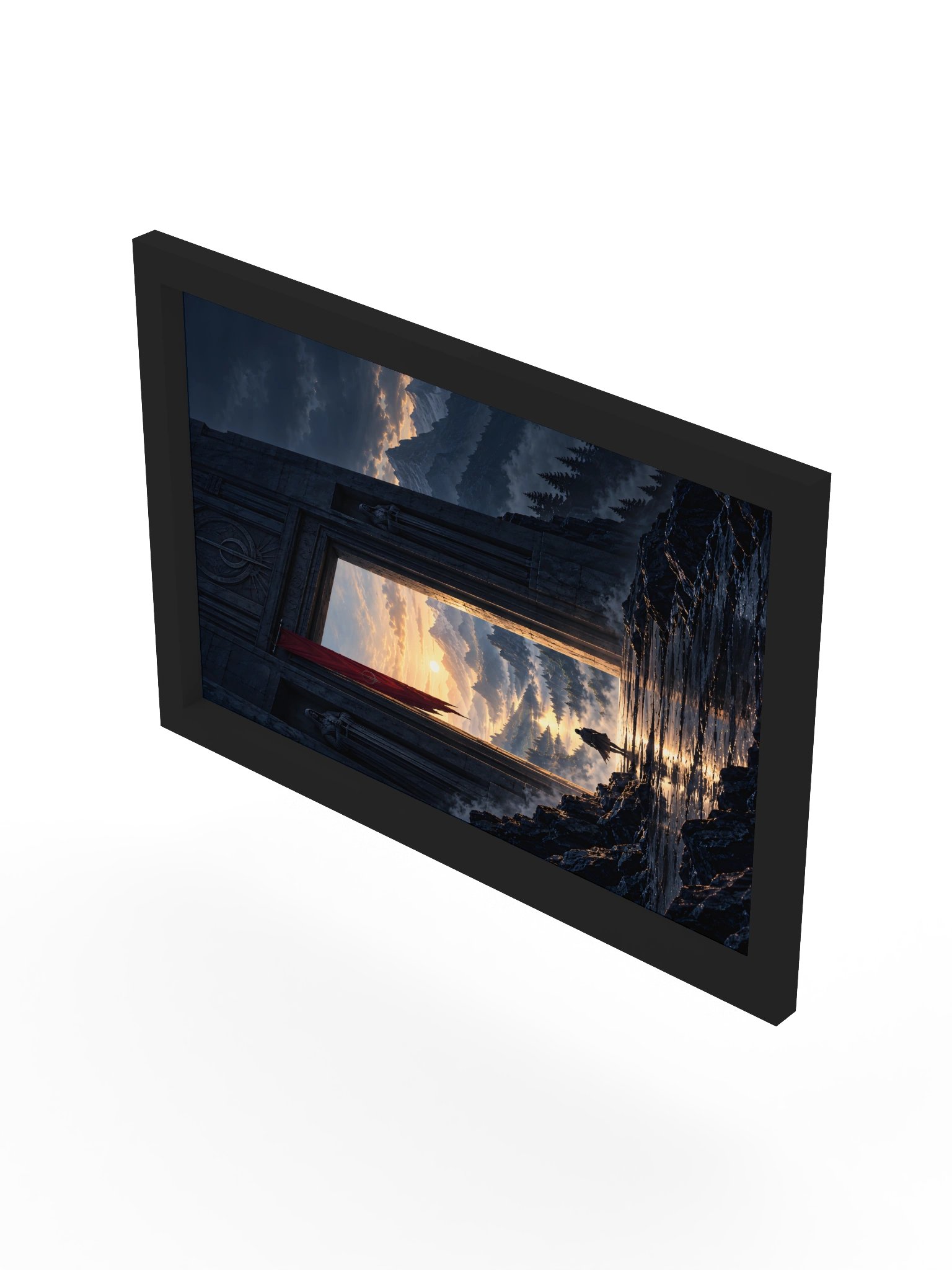 Between Worlds • Framed Art Print product image (8)