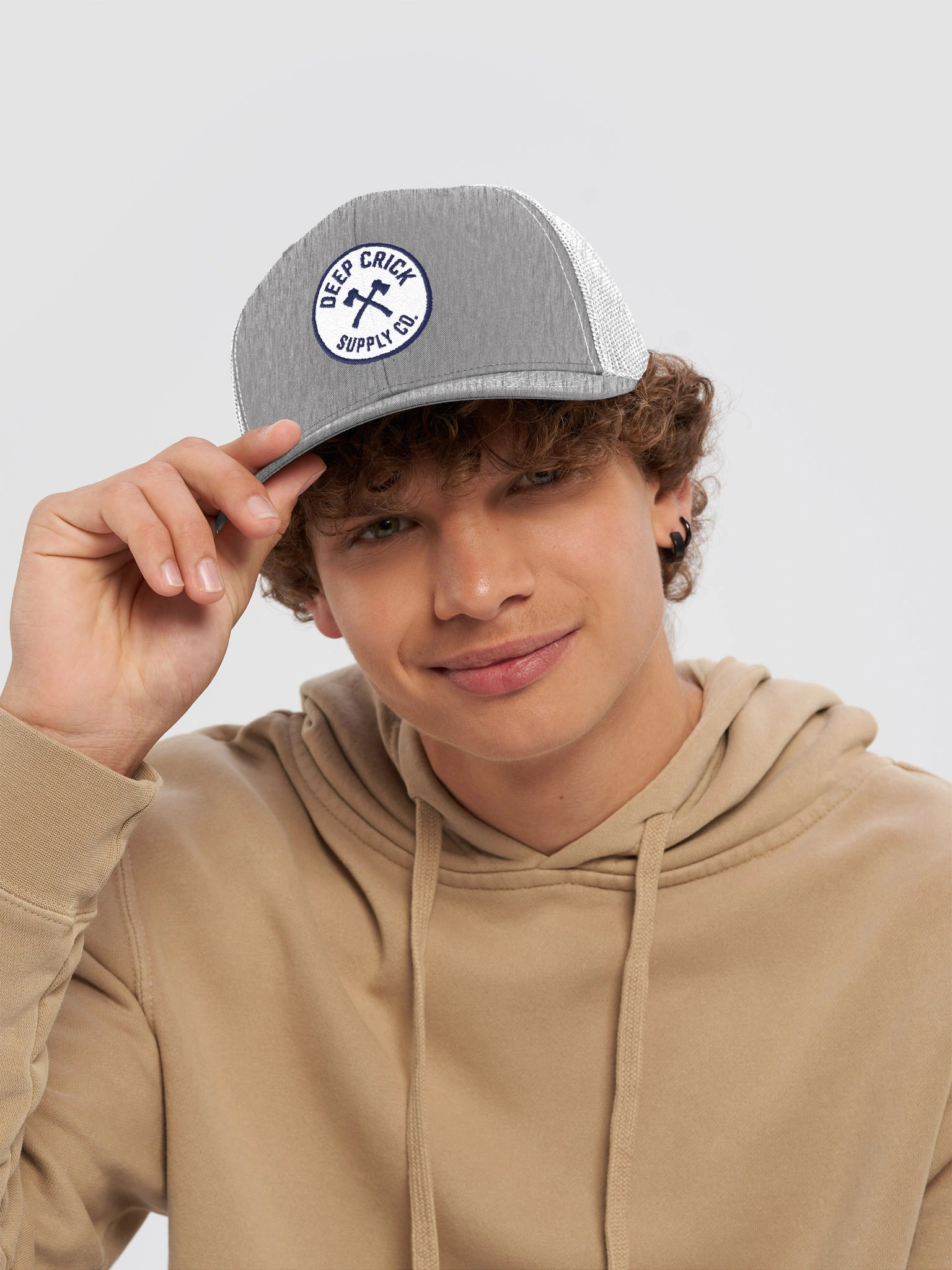 Deep Crick Supply Co. Crossed Axes Trucker Hat product image (6)