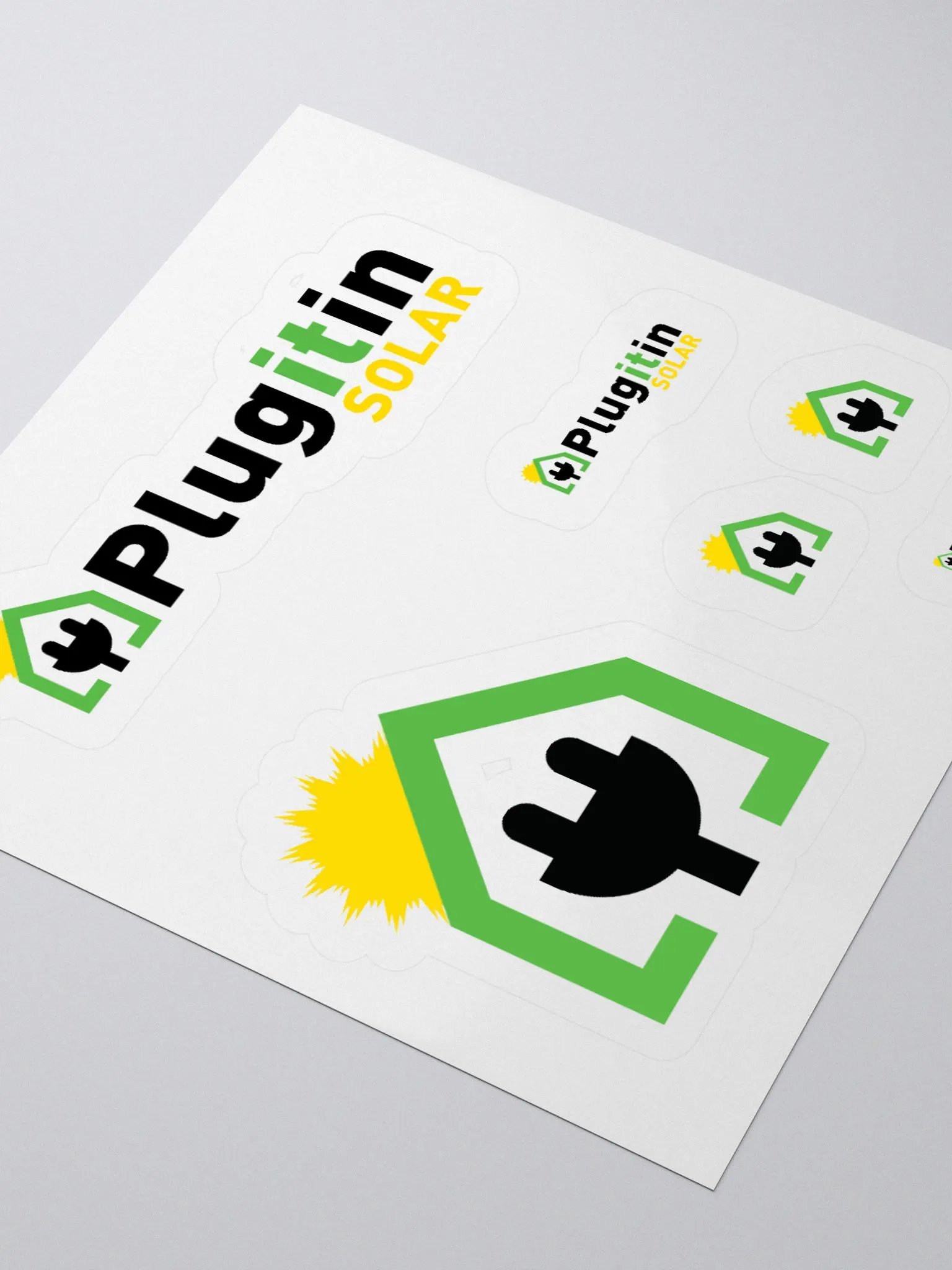 Plug It In Solar High-Quality Kiss Cut Stickers product image (8)