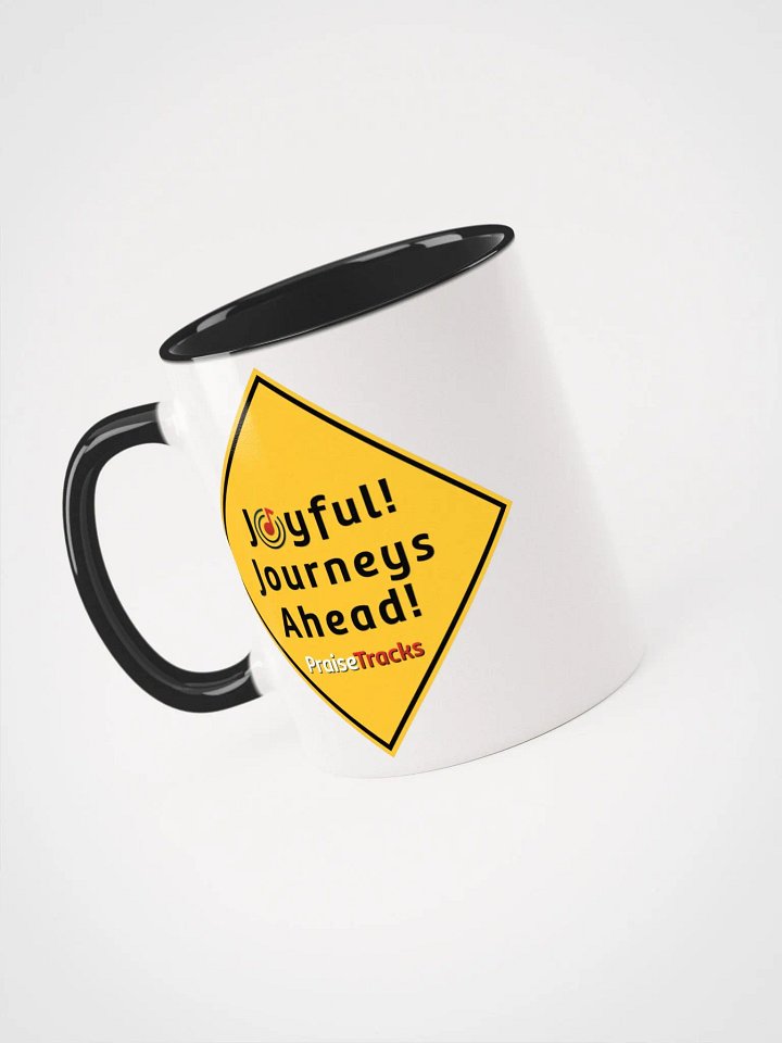 Joyful Journeys Ahead Dual Color Ceramic Mug | Right-Handed product image (1)