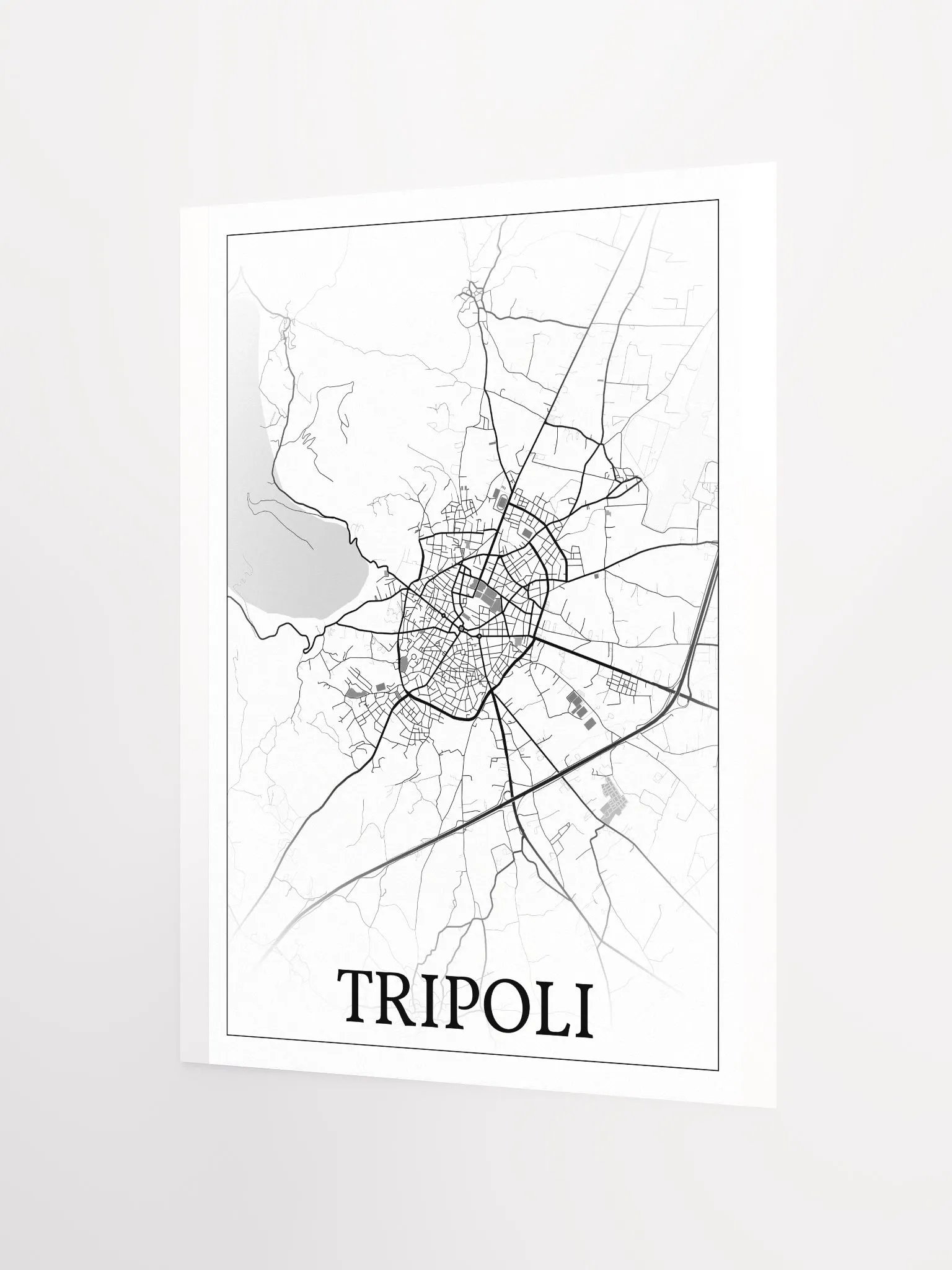 Tripoli, Greece, city map print product image (9)