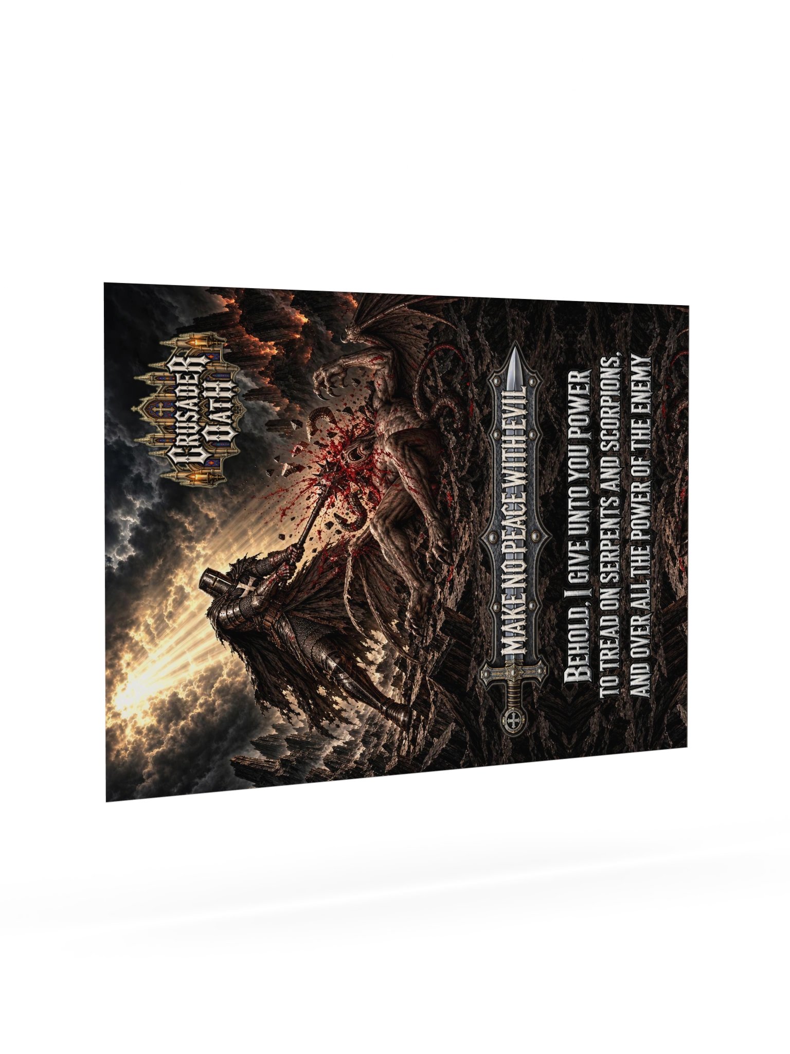 Make No Peace With Evil Posters product image (13)