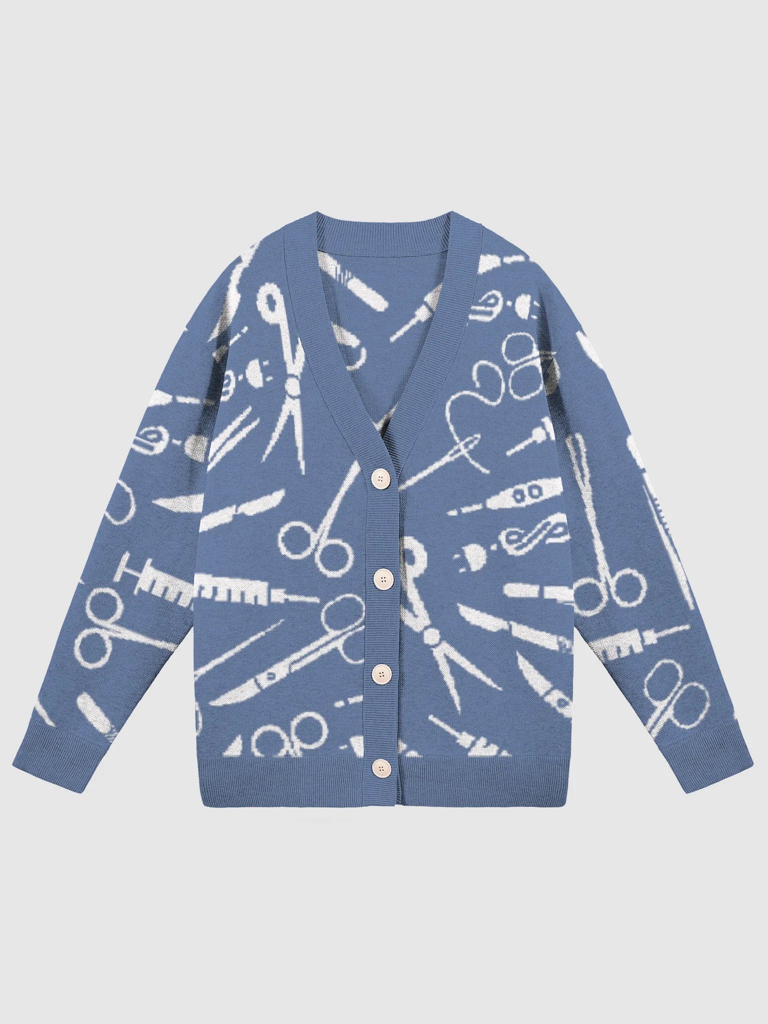 scalpel sweater (blue) product image (1)