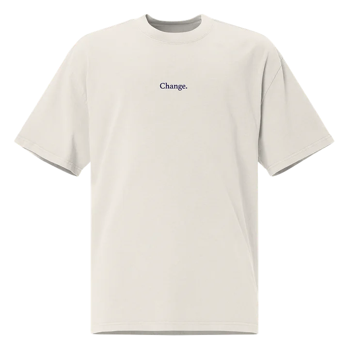 Change. Embroidered Minimal Tee product image (1)