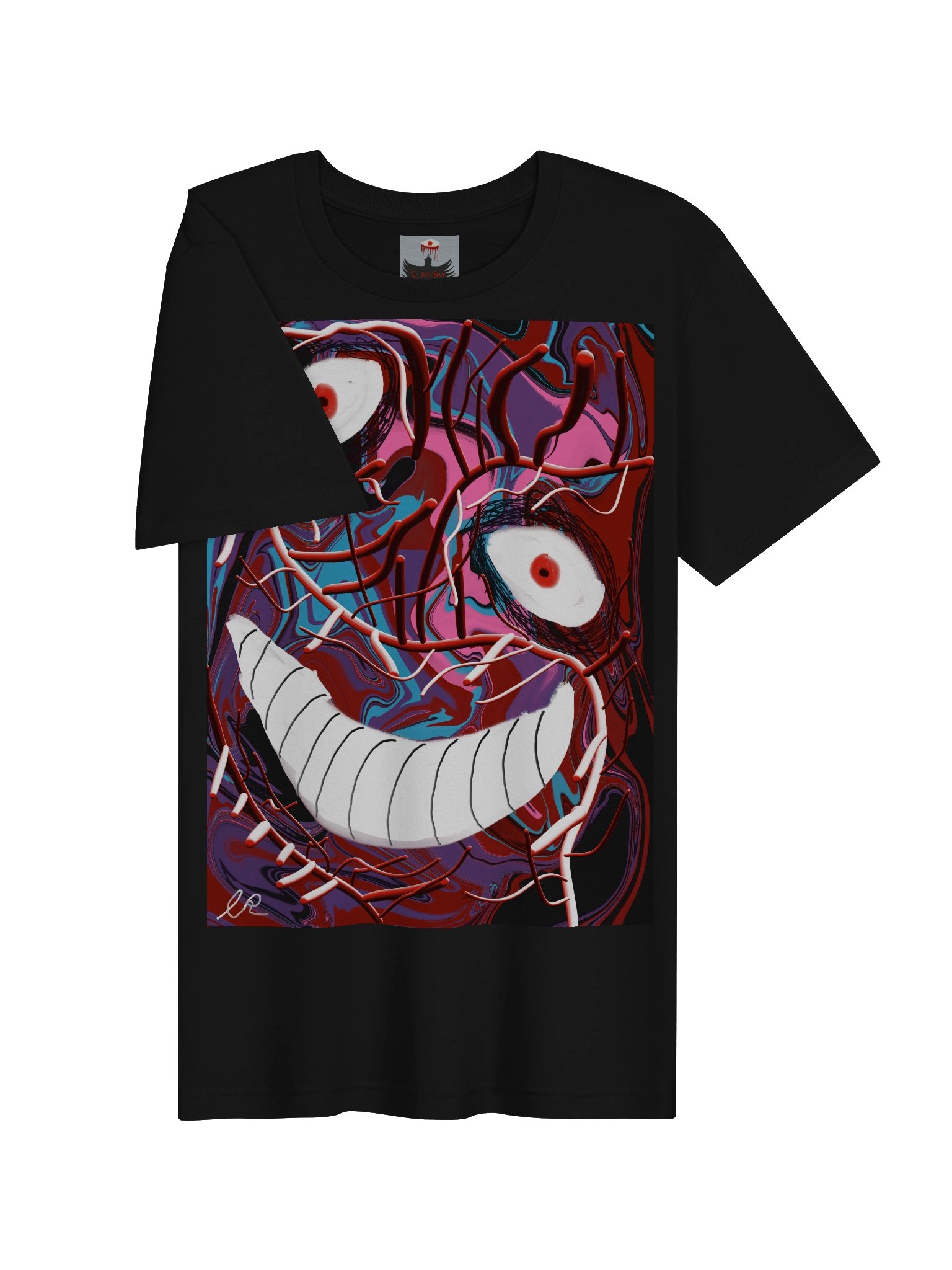 Abstract Monster Face Tee product image (3)