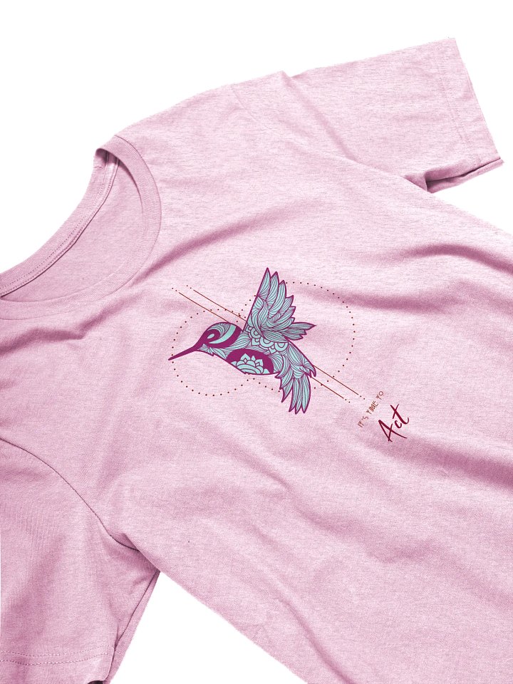 Mystic Hummingbird Floral T-Shirt product image (2)