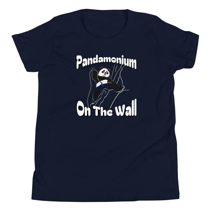 Pandamonium On The Wall - Youth Climbing T-Shirt product image (2)