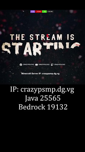 Crazy P SMP Ελληνικός Minecraft Server
Java & Bedrock

Java IP: crazypsmp.dg.vg : 25565
Bedrock IP: crazypsmp.dg.vg : 19132

...
