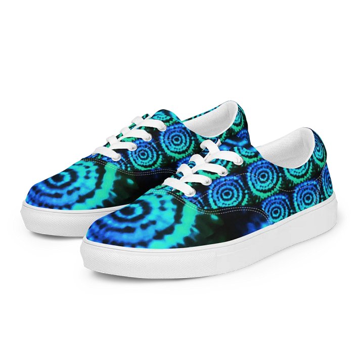 Blue moon splash lace up canvas shoes (mens) product image (2)