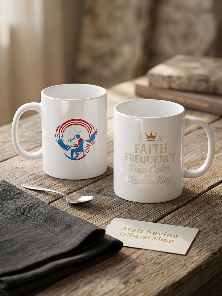 FAITH FREQUENCY // Ritual vessel .... Dual-sided signature mug product image (1)