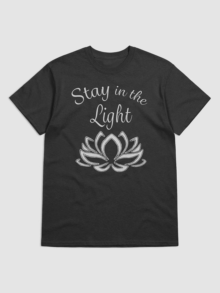 Stay in the Light Heavy weight T-shirt - white print product image (1)