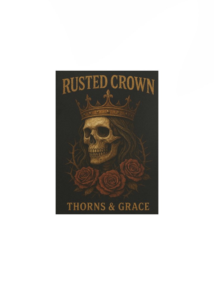 Rusted Crown Gothic Skull Poster product image (1)