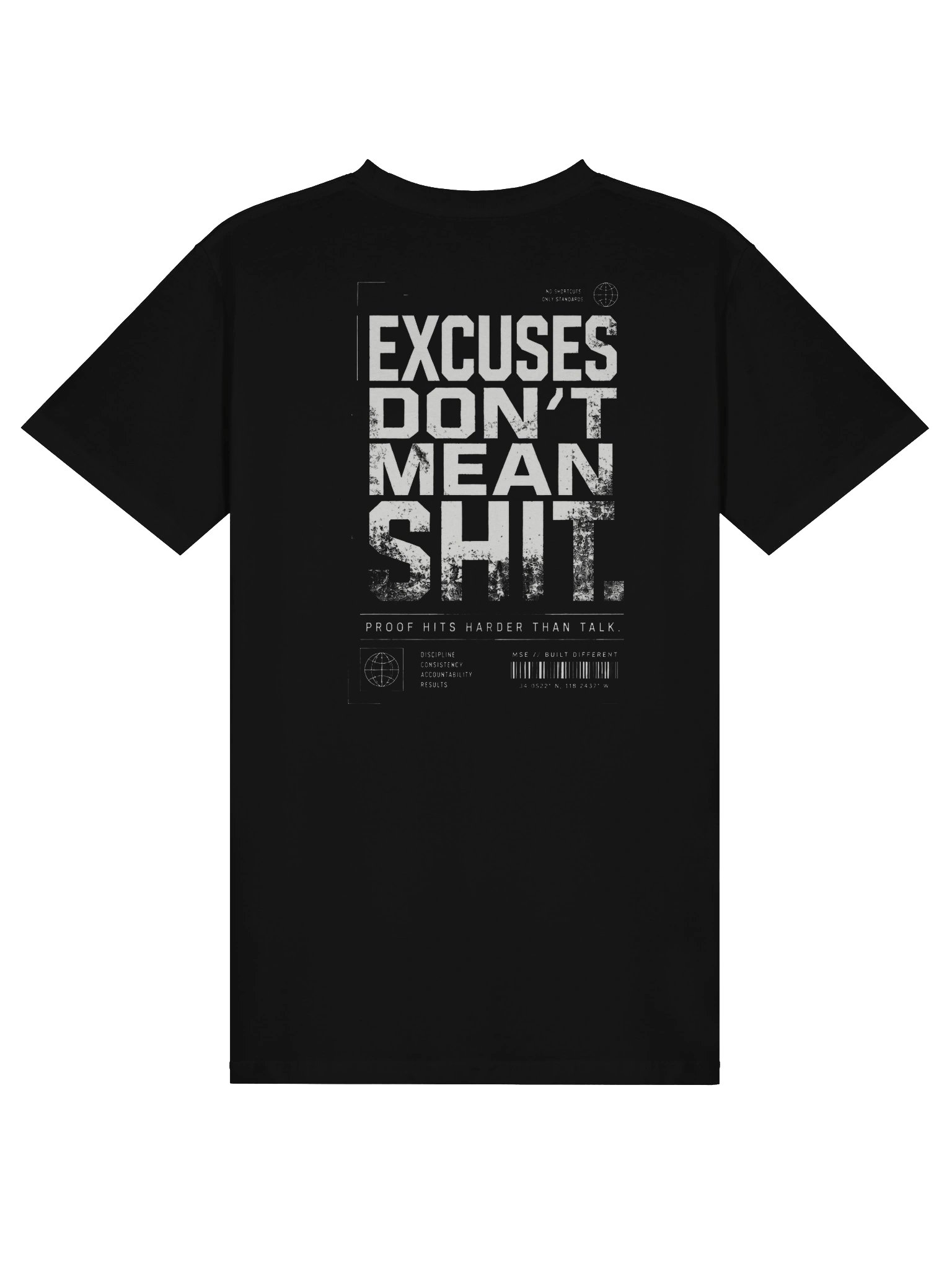 Excuses Don’t Mean Shit — MSE Premium T-Shirt product image (2)